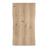Eiken tafelblad - boomstam rand - 4 cm dik - rustiek eikenhout (B/C) - verlijmd, 3 XXL lamellen - 40 mm