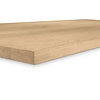 Eiken vensterbank - op maat - 2,7 cm dik - rustiek eikenhout (B/C) - verlijmd, brede lamel (9-12 cm) - 27 mm
