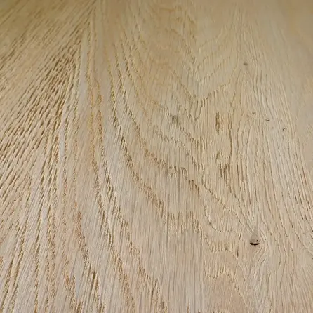 Eiken blad - gezandstraald - op maat - 2 cm dik - rustiek eikenhout (B/C) - verlijmd, smalle lamel - 20 mm
