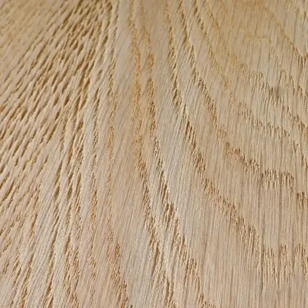 Eiken blad - gezandstraald - op maat - 3 cm dik - foutvrij eikenhout (A/B) - verlijmd, smalle lamel - 30 mm