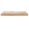 Eiken traptrede - op maat - 2,7 cm dik - rustiek eikenhout (B/C) - verlijmd, brede lamel (9-12 cm) - 27 mm