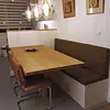 Eiken tafelblad - op maat - 4 cm dik - foutvrij eikenhout (A/B) - verlijmd, smalle lamel - 40 mm
