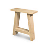 Eiken A bankpoten - rustiek - balk: 8x4 cm - breedte: 36 cm - hoogte: 41 cm - A-poot bankje - rustiek eikenhout (B/C)
