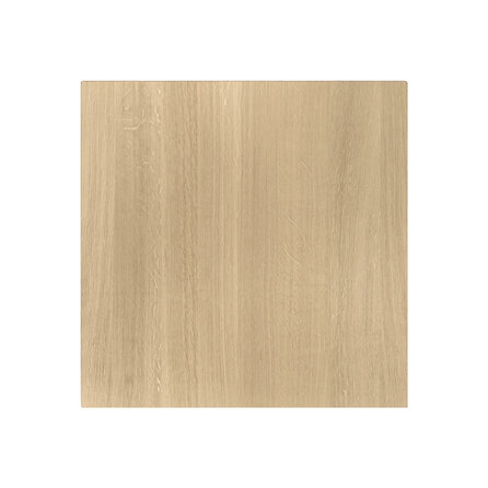Eiken eettafel - vierkant - 4 cm dik - vierkante eiken tafel van foutvrij eikenhout (A/B) met brede lamel - 40 mm