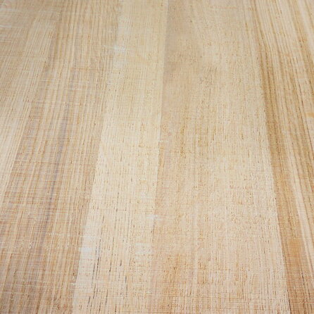 Eiken blad - fijnbezaagd look - op maat - 3 cm dik - foutvrij eikenhout (A/B) - verlijmd, smalle lamel - 30 mm
