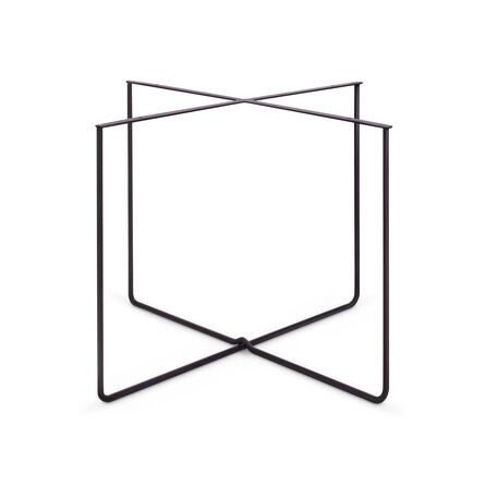 Stalen kruis salontafel onderstel - zwart - buis (rond): 1 cm - 53 of 73 cm - hoogte: 38 cm - salon tafelonderstel - gecoat metaal / staal Stalen kruis salontafel onderstel - zwart - buis (rond): 1 cm - 53 of 73 cm - hoogte: 38 cm - salon tafelonderstel - gecoat metaal / staal