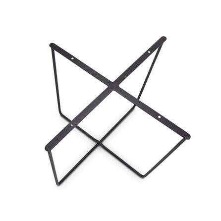 Stalen kruis salontafel onderstel - zwart - buis (rond): 1 cm - 53 of 73 cm - hoogte: 38 cm - salon tafelonderstel - gecoat metaal / staal Stalen kruis salontafel onderstel - zwart - buis (rond): 1 cm - 53 of 73 cm - hoogte: 38 cm - salon tafelonderstel - gecoat metaal / staal