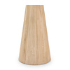 Eiken onderstel pilaar - diameter: 25 -45 cm 71 cm hoog - foutvrij eikenhout (A/B)
