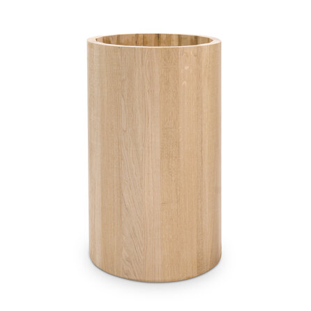 Eiken onderstel koker - diameter: 40 cm - 71 cm hoog - foutvrij eikenhout (A/B)