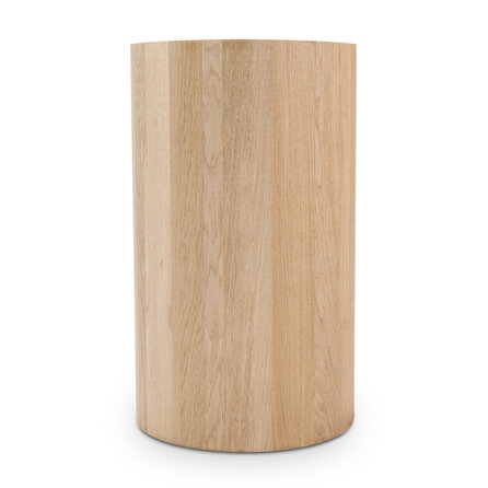 Eiken onderstel koker - diameter: 40 cm - 71 cm hoog - foutvrij eikenhout (A/B)