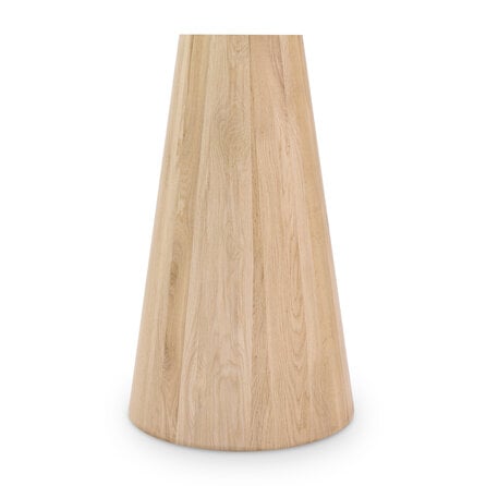 Eiken onderstel pilaar - diameter: 25 -45 cm 71 cm hoog - foutvrij eikenhout (A/B)