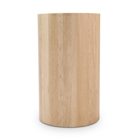 Eiken onderstel kolom - diameter: 40 cm - 71 cm hoog - foutvrij eikenhout (A/B)