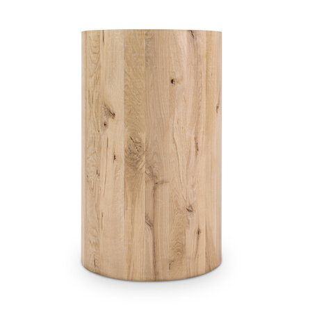 Eiken onderstel kolom - diameter: 40 cm - 71 cm hoog - rustiek eikenhout (B/C)