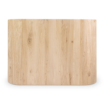 Eiken onderstel kolom breed - 105 cm lang - 45 cm breed - 71 cm hoog - rustiek eikenhout (B/C)