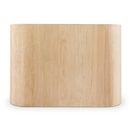 Eiken onderstel kolom breed - 105 cm lang - 45 cm breed - 71 cm hoog - foutvrij eikenhout (A/B)