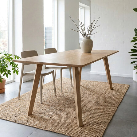 Eiken tafelpoten taps - rustiek - 4 stuks -  4,5x5 tot 7 cm - hoogte: 71 cm - (eet)tafel poten - (eetkamer)tafel - rustiek eikenhout (B/C)