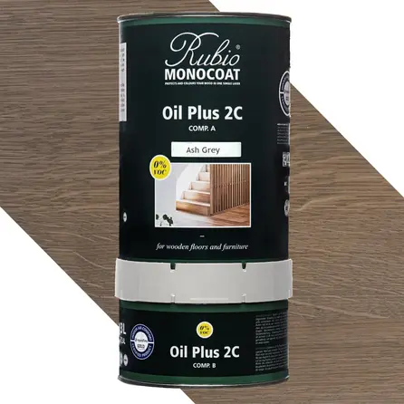 Rubio Monocoat olie - 1,3 liter - 2 (A+B) componenten olie - geschikt voor binnen Rubio Monocoat olie - 1,3 liter - 2 (A+B) componenten olie - geschikt voor binnen