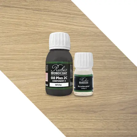 Rubio Monocoat olie - 0,13 liter - 2 (A+B) componenten olie - geschikt voor binnen