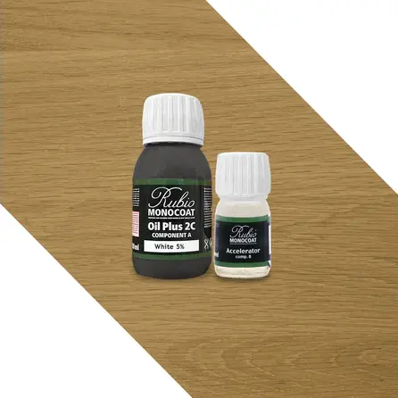 Rubio Monocoat olie - 0,13 liter - 2 (A+B) componenten olie - geschikt voor binnen