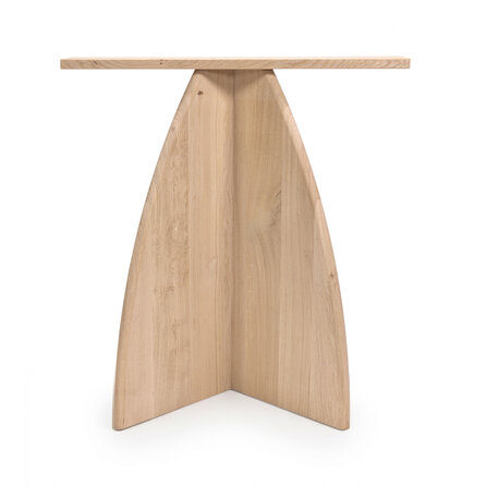 Eiken vlinder poten bol - rustiek - breedte: 70 cm - hoogte: 72 cm - (eetkamer)tafel "vlinderpoot" - rustiek eikenhout (B/C) Eiken vlinder poten bol - rustiek - breedte: 70 cm - hoogte: 72 cm - (eetkamer)tafel "vlinderpoot" - rustiek eikenhout (B/C)