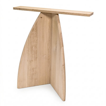 Eiken vlinder poten bol - rustiek - breedte: 70 cm - hoogte: 72 cm - (eetkamer)tafel "vlinderpoot" - rustiek eikenhout (B/C) Eiken vlinder poten bol - rustiek - breedte: 70 cm - hoogte: 72 cm - (eetkamer)tafel "vlinderpoot" - rustiek eikenhout (B/C)