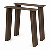 Stalen poten schuin - diverse kleuren - per SET (2 stuks) - koker: 4x10 cm - breedte: 80 cm - hoogte: 72 cm - tafelpoot van gecoat metaal Stalen poten schuin - diverse kleuren - per SET (2 stuks) - koker: 4x10 cm - breedte: 80 cm - hoogte: 72 cm - tafelpoot van gecoat metaal