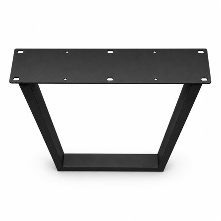 Stalen V-tafelpoten - zwart (RAL 9005) - per SET (2 stuks) - koker: 4x10 cm - breedte: 78 cm - hoogte: 72 cm - zwarte V-poot - gecoat metaal Stalen V-tafelpoten - zwart (RAL 9005) - per SET (2 stuks) - koker: 4x10 cm - breedte: 78 cm - hoogte: 72 cm - zwarte V-poot - gecoat metaal