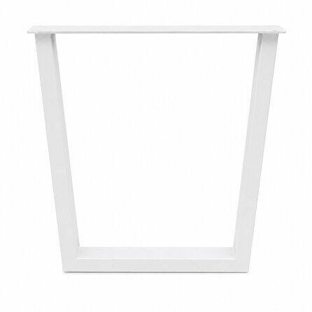Stalen V-tafelpoten - wit (RAL 9016) - per SET (2 stuks) - koker: 4x10 cm - breedte: 78 cm - hoogte: 72 cm - witte V-poot - gecoat metaal Stalen V-tafelpoten - wit (RAL 9016) - per SET (2 stuks) - koker: 4x10 cm - breedte: 78 cm - hoogte: 72 cm - witte V-poot - gecoat metaal