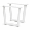 Stalen V-tafelpoten - wit (RAL 9016) - per SET (2 stuks) - koker: 4x10 cm - breedte: 78 cm - hoogte: 72 cm - witte V-poot - gecoat metaal Stalen V-tafelpoten - wit (RAL 9016) - per SET (2 stuks) - koker: 4x10 cm - breedte: 78 cm - hoogte: 72 cm - witte V-poot - gecoat metaal