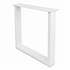 Stalen U-tafelpoten - wit (RAL 9016) - per SET (2 stuks) - koker: 4x10 cm - breedte: 76 cm - hoogte: 72 cm - witte U-poot - gecoat metaal Stalen U-tafelpoten - wit (RAL 9016) - per SET (2 stuks) - koker: 4x10 cm - breedte: 76 cm - hoogte: 72 cm - witte U-poot - gecoat metaal