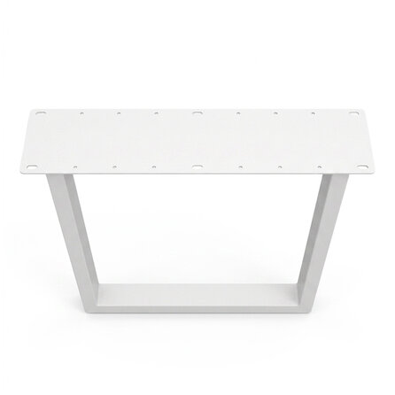 Stalen U-tafelpoten - wit (RAL 9016) - per SET (2 stuks) - koker: 4x10 cm - breedte: 76 cm - hoogte: 72 cm - witte U-poot - gecoat metaal Stalen U-tafelpoten - wit (RAL 9016) - per SET (2 stuks) - koker: 4x10 cm - breedte: 76 cm - hoogte: 72 cm - witte U-poot - gecoat metaal