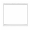 Stalen U-tafelpoten - wit (RAL 9016) - per SET (2 stuks) - koker: 2x8 cm - breedte: 80 cm - hoogte: 72 cm - witte U-poot - gecoat metaal