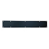 Stalen blokpoten - zwart (RAL 9005) - per SET (2 stuks) - koker: 10x10 cm - breedte: 76 cm - hoogte: 78 cm - zwarte blok tafelpoot - gecoat metaal