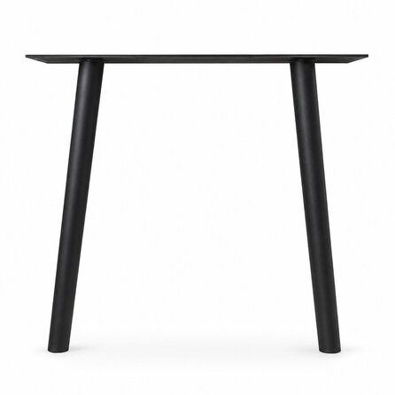 Stalen poten schuin - zwart (RAL 9005) - per SET (2 stuks) - buis diameter: 5 cm - breedte: 70 cm - hoogte: 71 cm - zwarte tafelpoot - gecoat metaal Stalen poten schuin - zwart (RAL 9005) - per SET (2 stuks) - buis diameter: 5 cm - breedte: 70 cm - hoogte: 71 cm - zwarte tafelpoot - gecoat metaal