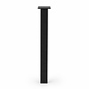 Stalen blokpoten - zwart (RAL 9005) - per SET (4 stuks, los) - koker: 6x6 cm - 72 cm hoog - "losse" zwarte blok tafelpoten - gecoat metaal Stalen blokpoten - zwart (RAL 9005) - per SET (4 stuks, los) - koker: 6x6 cm - 72 cm hoog - "losse" zwarte blok tafelpoten - gecoat metaal