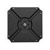 Stalen bistro onderstel - zwart (RAL 9005) - 8x8 cm - voet: 38x38 cm - hoogte: 71 cm - horeca tafelonderstel met voet - gecoat metaal Stalen bistro onderstel - zwart (RAL 9005) - 8x8 cm - voet: 38x38 cm - hoogte: 71 cm - horeca tafelonderstel met voet - gecoat metaal