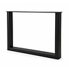 Stalen salontafel U-poten - zwart (RAL 9005) - per SET (2 stuks) - koker: 2,5x5 cm - breedte: 54 cm - hoogte: 37,5 cm - zwarte salon U-tafelpoot - gecoat metaal Stalen salontafel U-poten - zwart (RAL 9005) - per SET (2 stuks) - koker: 2,5x5 cm - breedte: 54 cm - hoogte: 37,5 cm - zwarte salon U-tafelpoot - gecoat metaal