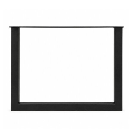 Stalen salontafel U-poten - zwart (RAL 9005) - per SET (2 stuks) - koker: 2,5x5 cm - breedte: 54 cm - hoogte: 37,5 cm - zwarte salon U-tafelpoot - gecoat metaal Stalen salontafel U-poten - zwart (RAL 9005) - per SET (2 stuks) - koker: 2,5x5 cm - breedte: 54 cm - hoogte: 37,5 cm - zwarte salon U-tafelpoot - gecoat metaal