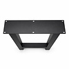 Stalen bartafel H-poten - zwart (RAL 9005) - per SET (2 stuks) - koker: 10x10 cm - breedte: 78 cm - hoogte: 105 cm - zwarte H-statafel poot - gecoat metaal Stalen bartafel H-poten - zwart (RAL 9005) - per SET (2 stuks) - koker: 10x10 cm - breedte: 78 cm - hoogte: 105 cm - zwarte H-statafel poot - gecoat metaal