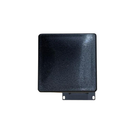 Stalen blokpoten schuin - zwart (RAL 9005) - per SET (4 stuks, los) - koker: 10x10 cm - 72 cm hoog - "losse" zwarte blok tafelpoten - gecoat metaal