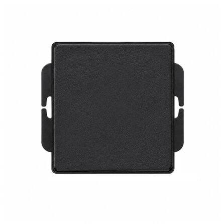 Stalen salontafel blokpoten - zwart (RAL 9005) - per SET (4 stuks, los) - koker: 8x8 cm - 40 of 43 cm hoog - "losse" zwarte salontafel poten - gecoat metaal