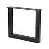 Stalen U-tafelpoten - zwart (RAL 9005) - per SET (2 stuks) - koker: 8x8 cm - breedte: 76 cm - hoogte: 72 cm - zwarte U-poot - gecoat metaal Stalen U-tafelpoten - zwart (RAL 9005) - per SET (2 stuks) - koker: 8x8 cm - breedte: 76 cm - hoogte: 72 cm - zwarte U-poot - gecoat metaal