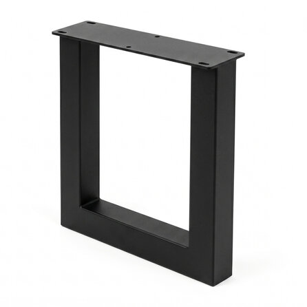 Stalen U bankpoten - zwart (RAL 9005) - per SET (2 stuks) - koker: 6x6 cm - breedte: 36 of 38 cm - zwarte U-poot bankje - gecoat metaal Stalen U bankpoten - zwart (RAL 9005) - per SET (2 stuks) - koker: 6x6 cm - breedte: 36 of 38 cm - zwarte U-poot bankje - gecoat metaal