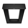 Stalen U bankpoten - zwart (RAL 9005) - per SET (2 stuks) - koker: 8x8 cm - breedte: 38 cm - hoogte: 43 cm - zwarte U-poot bankje - gecoat metaal Stalen U bankpoten - zwart (RAL 9005) - per SET (2 stuks) - koker: 8x8 cm - breedte: 38 cm - hoogte: 43 cm - zwarte U-poot bankje - gecoat metaal