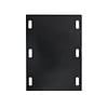 Stalen V-poot onderstel - zwart (RAL 9005)- koker: 5x15 cm - 60x120 cm - hoogte: 73 cm - V-tafelonderstel met voetplaat - gecoat metaal