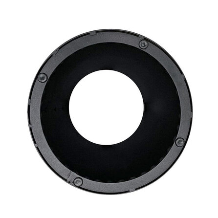 Stalen pilaar salontafel onderstel - zwart - diameter: 30-20 cm -  kegel/kolom salon tafelonderstel - gecoat metaal
