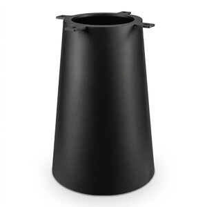 Stalen pilaar salontafel onderstel - zwart - 30 cm
