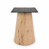 Eiken onderstel pilaar - diameter: 45-25 cm of  56-45 cm - 74 cm hoog - rustiek eikenhout (B/C)