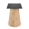 Eiken onderstel pilaar - diameter: 45-25 cm of  56-45 cm - 74 cm hoog - rustiek eikenhout (B/C)