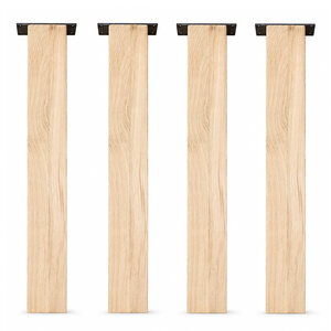 Eiken blokpoten (los) - SET (4 stuks) - 10x10 cm - 72 cm hoog Eiken blokpoten (los) - SET (4 stuks) - 10x10 cm - 72 cm hoog